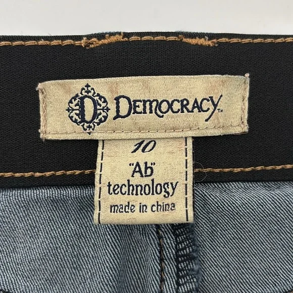 Democracy Jeans 10 Ab Technology Skinny Polished Casual Quiet Luxury Clean Girl - Picture 6 of 13